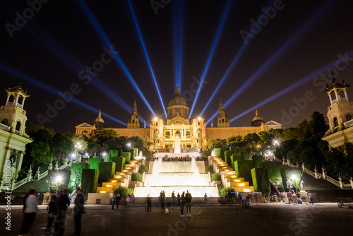 Palau Nacional in Barcelona.Palau Nacional, situated in Montjuic, is a palace constructed for the 1929 International Exhibition in Barcelona