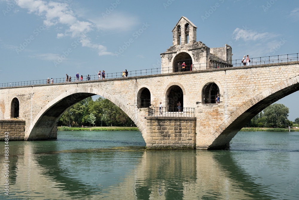 Brücke von Avignon - Pont Saint-Bénézet 