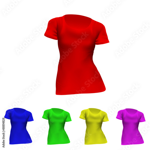 Pack de camisetas chica 3d