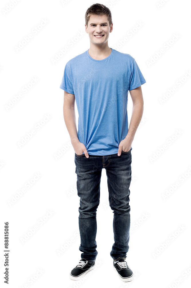 Casual pose of handsome man Casual pose of handsome man