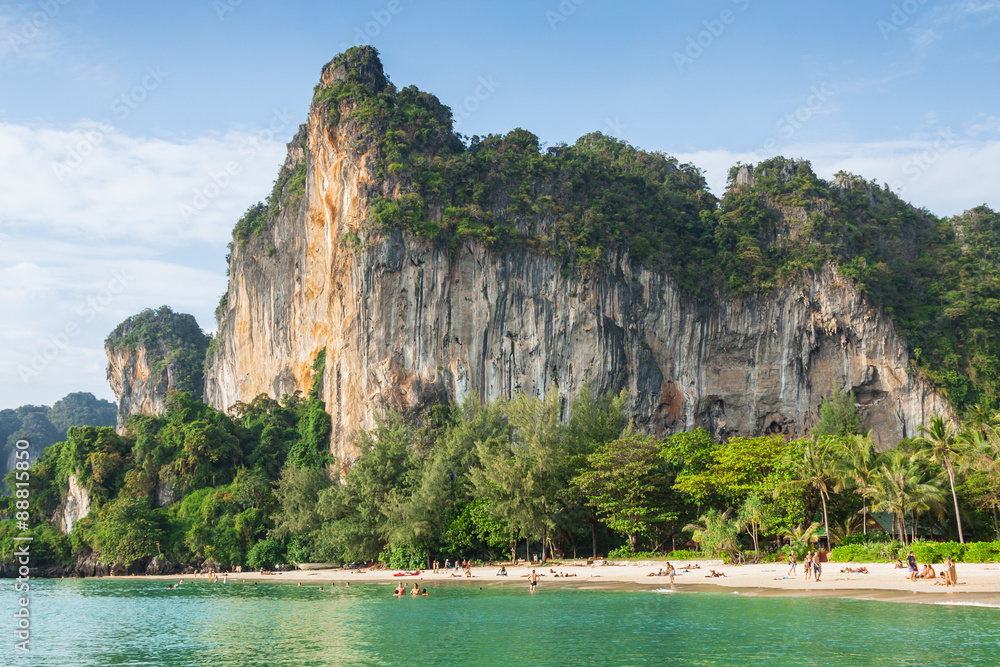 Railay beach in Krabi Thailand