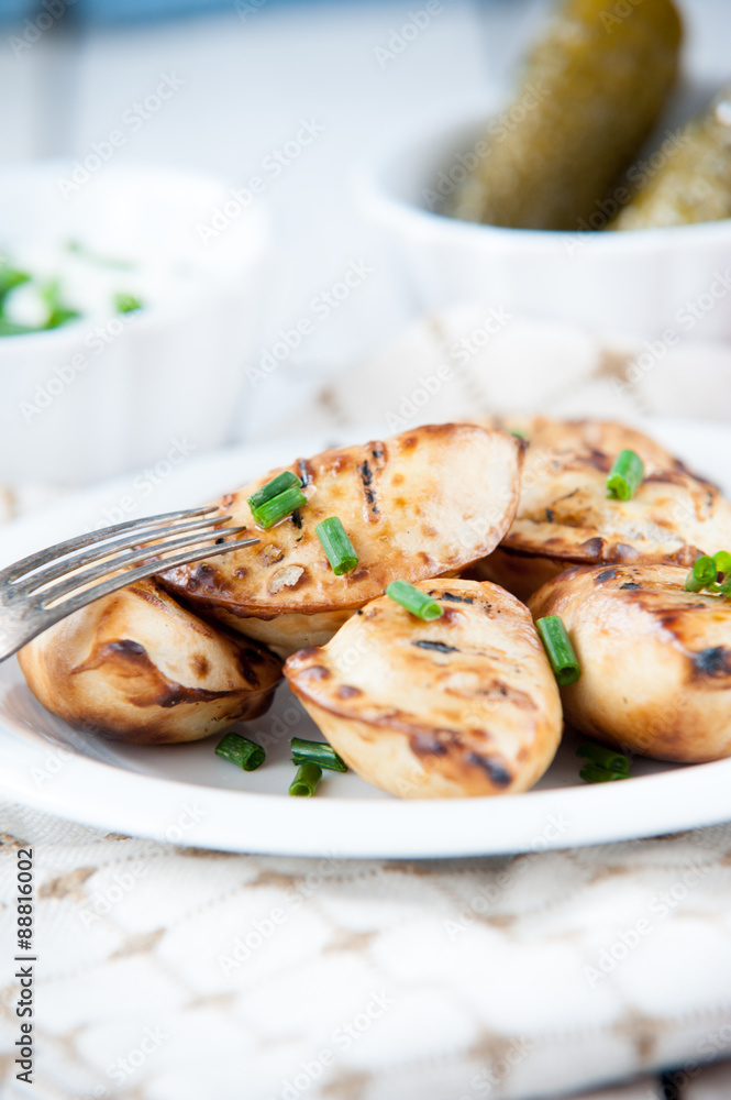 Fried crunchy dumplings for dinner Fried crunchy dumplings for dinner