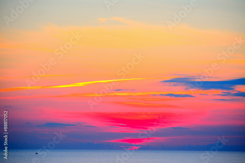 colorful sunset over the sea in Alghero © Gabriele Maltinti