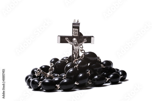 Catholic rosary with a crucifix