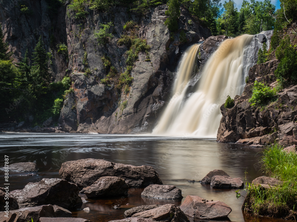 Fototapeta premium High Falls of Baptism River at Tettegouche State Park 1