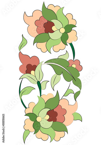 fourteen series designed from the ottoman pattern