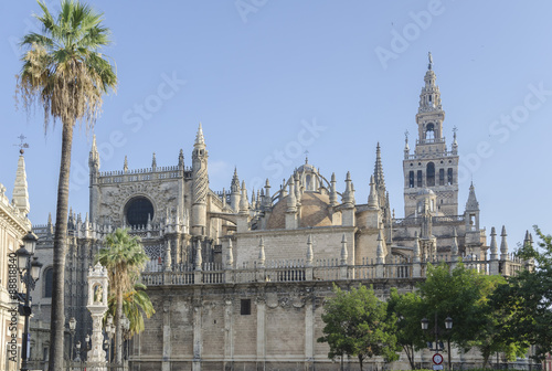 Cathedral and Giralda tower, Seville, Spain