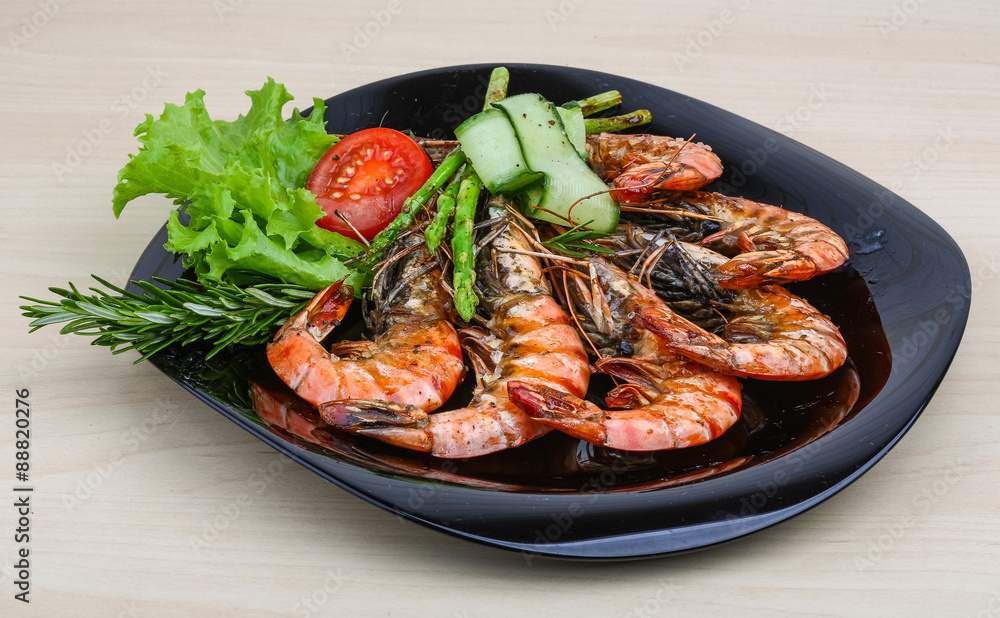 Grilled prawns Grilled prawns