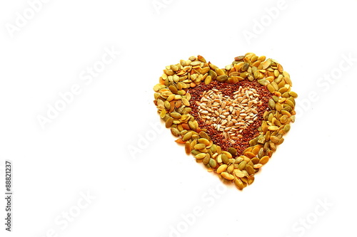 heart on white background
