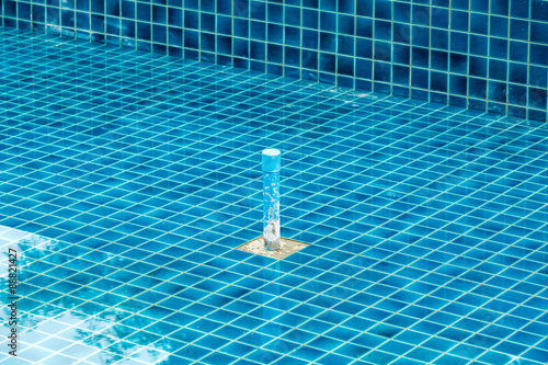 Swimming pool under construction