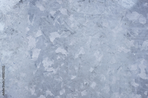 Photos Close-up of a galvanized gray zinc plate texture background