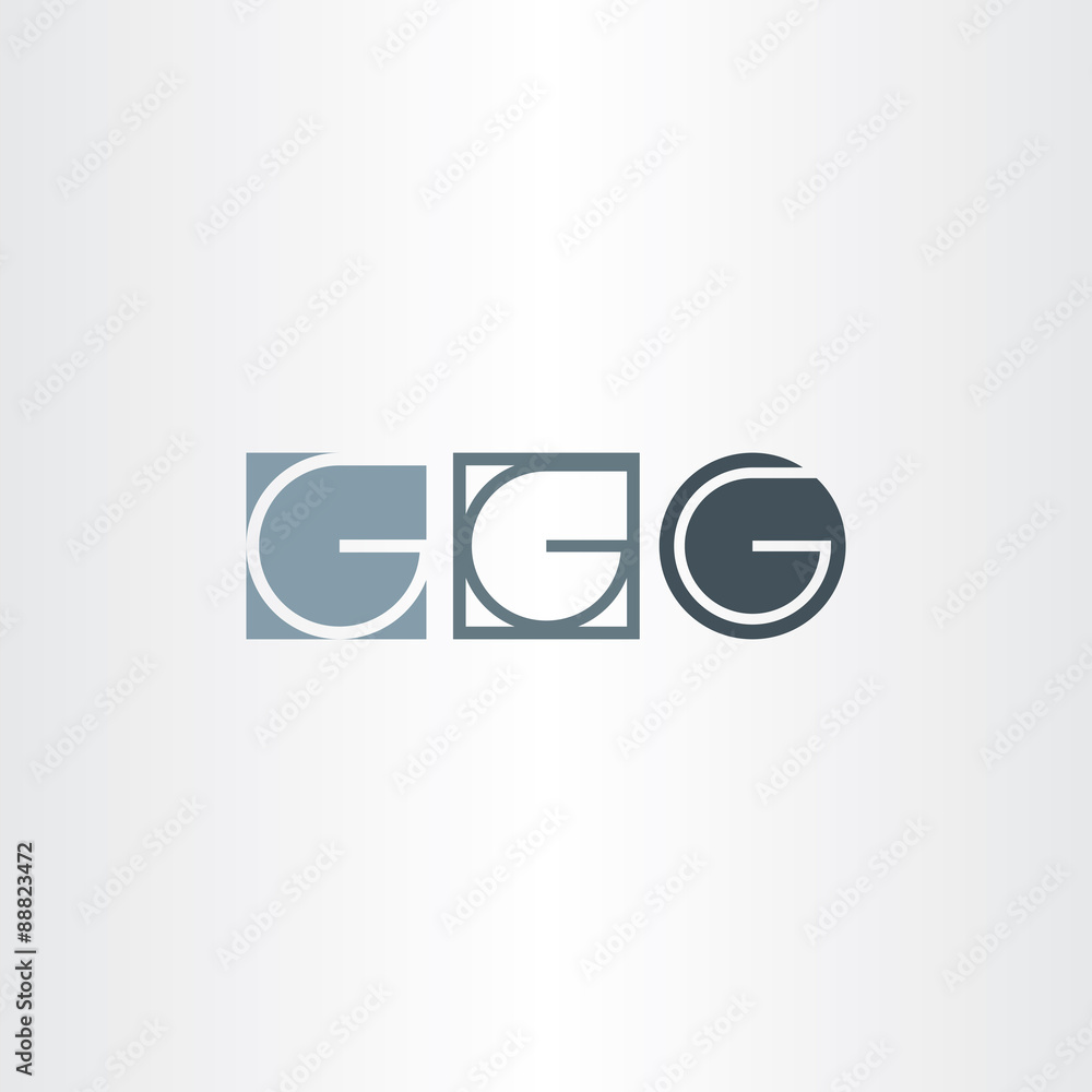 letter g vector icons set elements design letter g vector icons set elements design