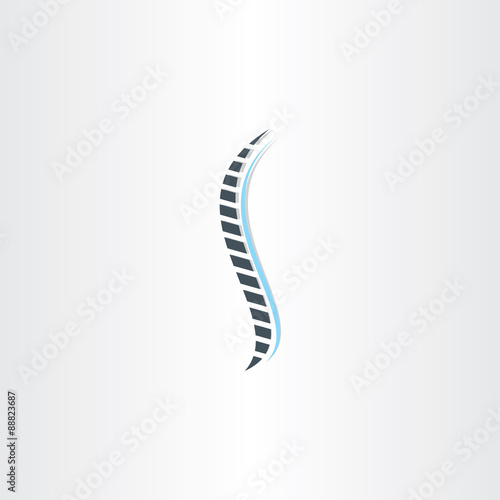 spine icon vector design element photo