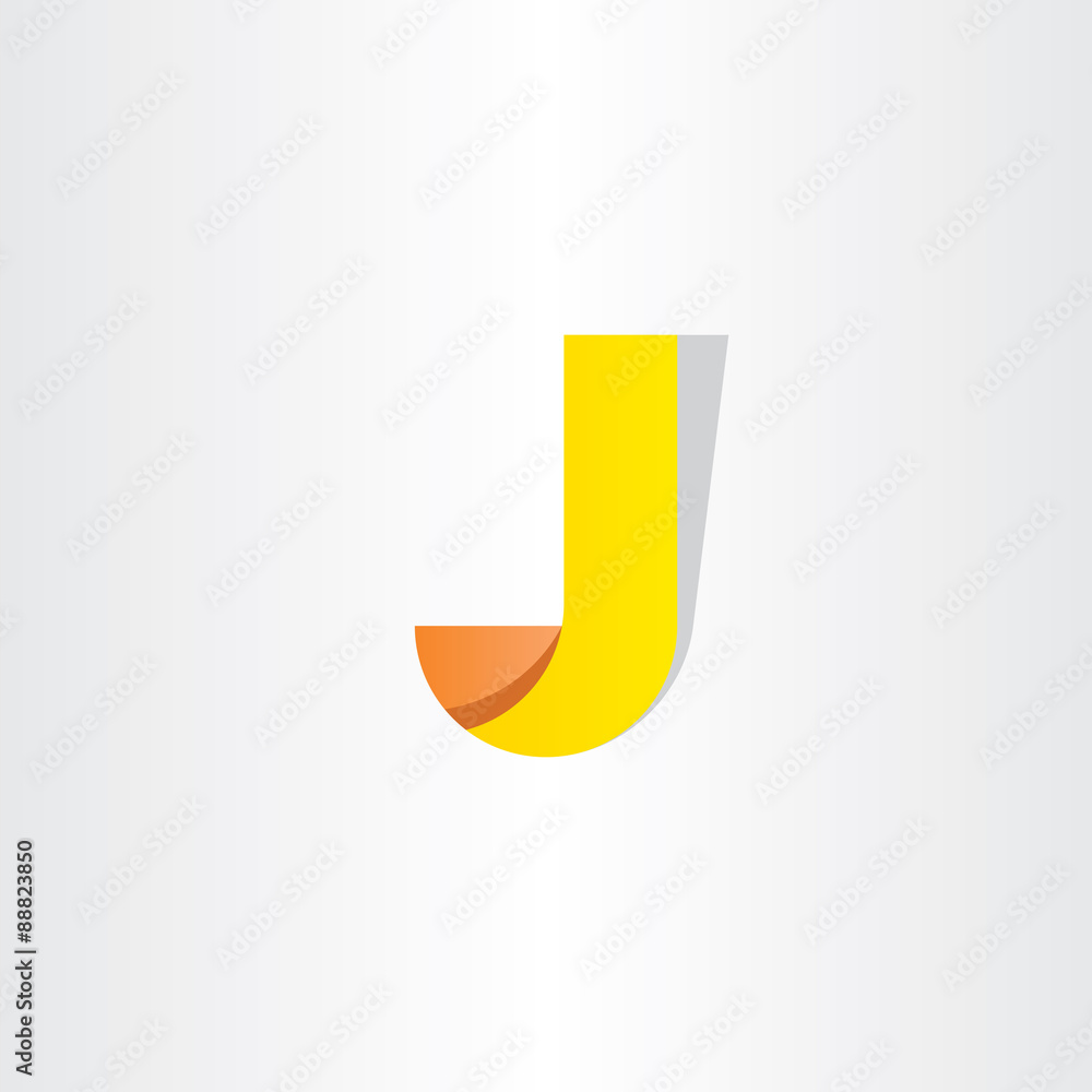 yellow letter j symbol design logo j yellow letter j symbol design logo j