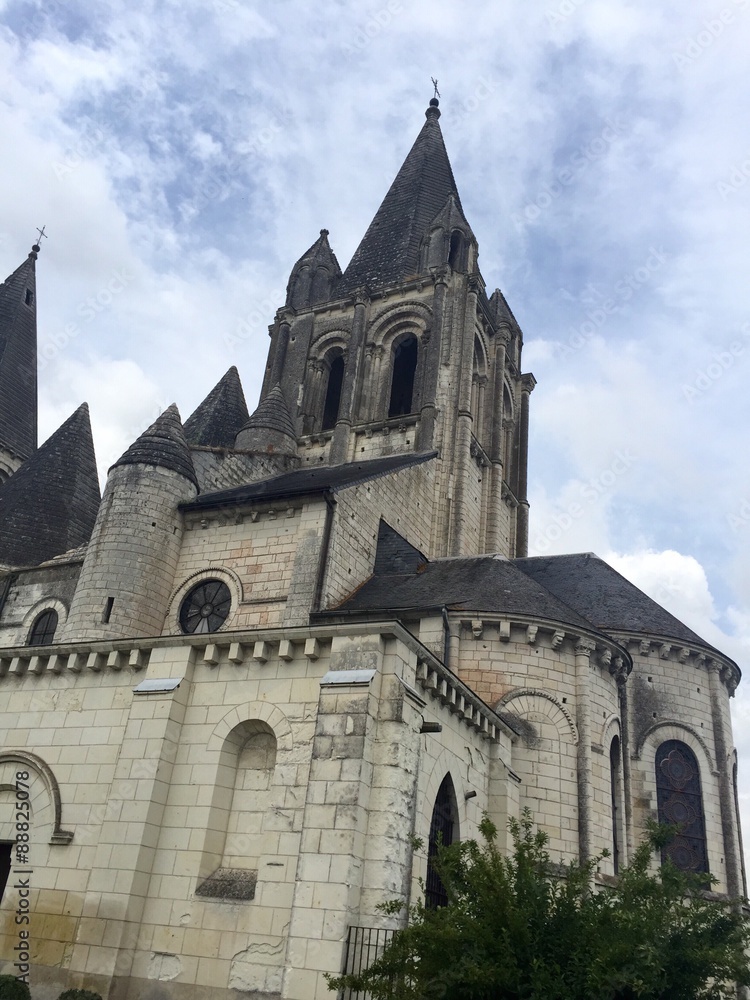 Loches la cattedrale - Indre val di Loire, Francia