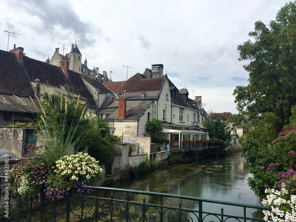 I canali di Loches - Indre val di Loire, Francia I canali di Loches - Indre val di Loire, Francia