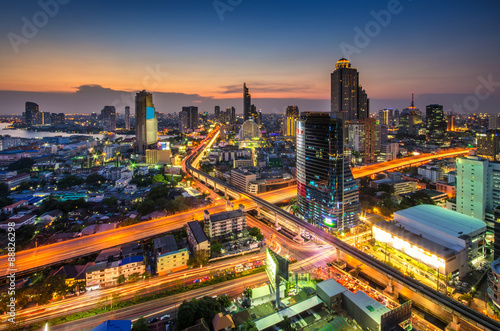 cityscape of bangkok