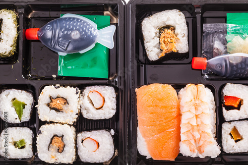 Sushi boxes photo