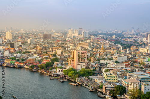 Cityscape of bangkok city © martinhosmat083