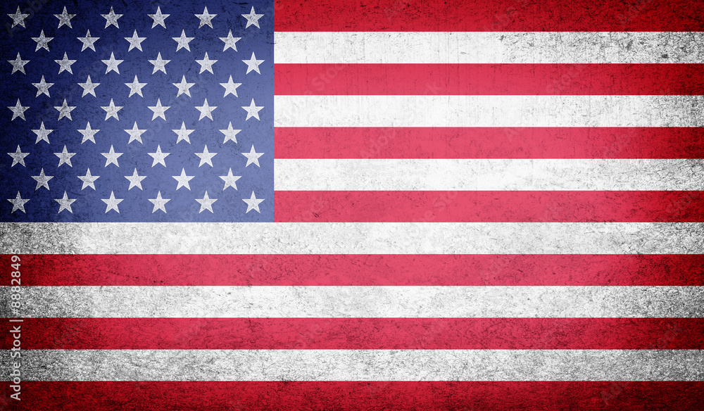 Fototapeta premium Grunge USA Flag