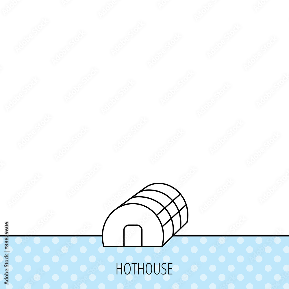 Greenhouse complex icon. Hothouse building sign. Greenhouse complex icon. Hothouse building sign.