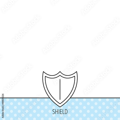 Shield icon. Protection sign.