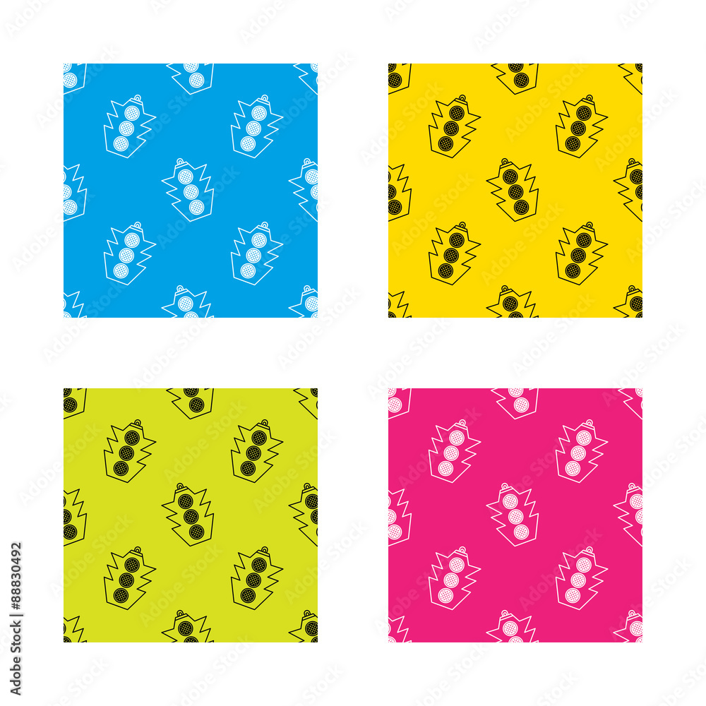 Fototapeta premium Traffic light icon. Safety direction regulate.