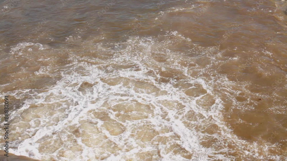 HD 1080 static: Wastewater spilled straight into the river; water pollution; HD 1080 static: Wastewater spilled straight into the river; water pollution;