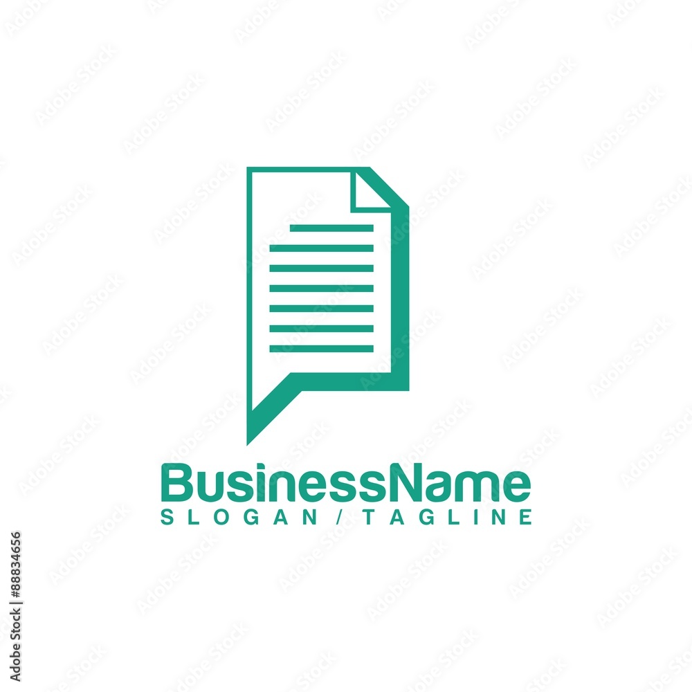 Chat vector logo icon Chat vector logo icon