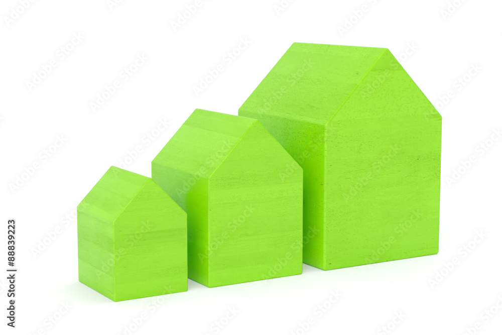 Fototapeta premium Green houses