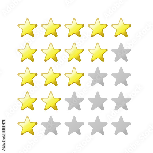 rating stars design vector symbols icons