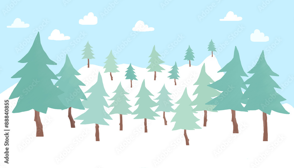 Fototapeta premium Pine tree 