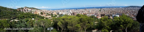 Magnifique vue Panoramique de Barcelone