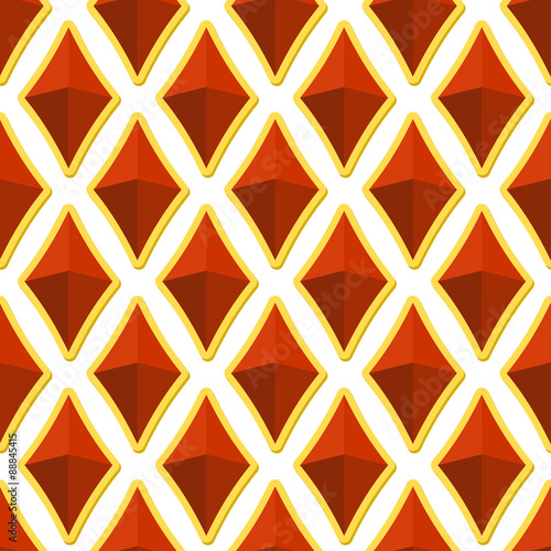 Gems seamless pattern. Vector illustration for jewellers