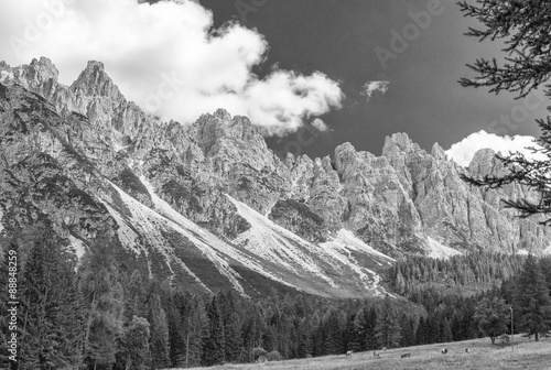 Wonderful scenario of italian alps