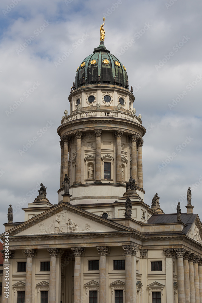 the german cathedral at the gendarmenmarkt in berlin germany