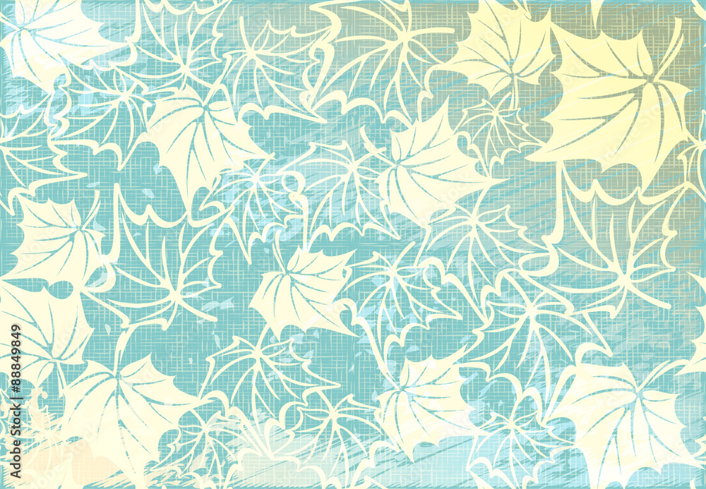 Vector pattern of a beautiful autumn background