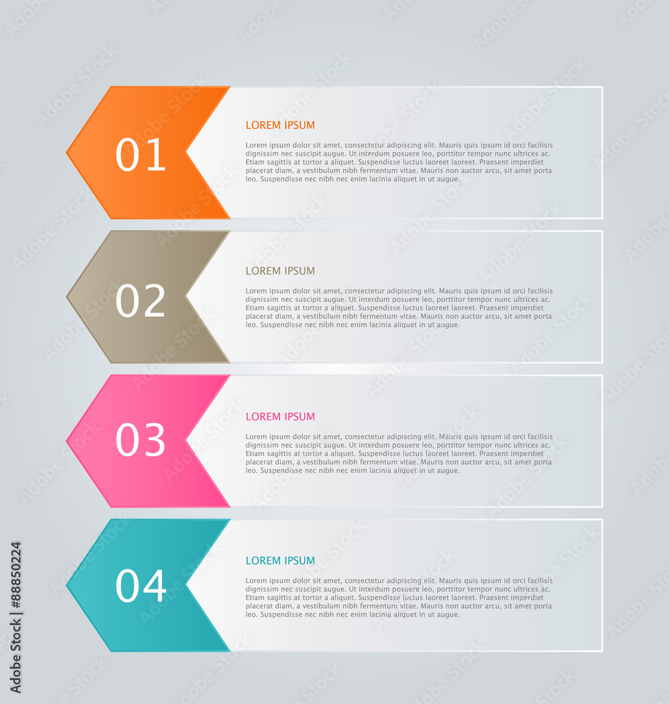 Infographic template with step options for business, startup concept, web design, data visualization, banner, brochure or flyer layouts, presentation, education. Abstract 3d stock vector illustration. Infographic template with step options for business, startup concept, web design, data visualization, banner, brochure or flyer layouts, presentation, education. Abstract 3d stock vector illustration.