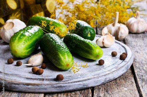 Cucumbers for canning