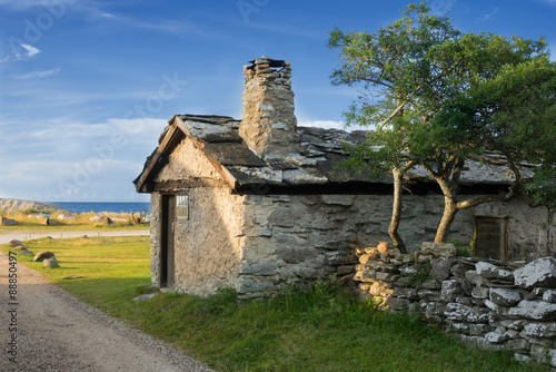 Fischerhütte bei Ljugarn, Gotland, Vitvärs Fiskeläge