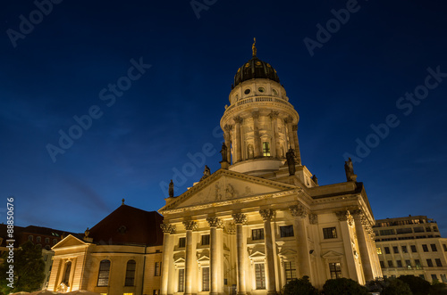 the french cathedral at the gendarmenmarkt in berlin germany at