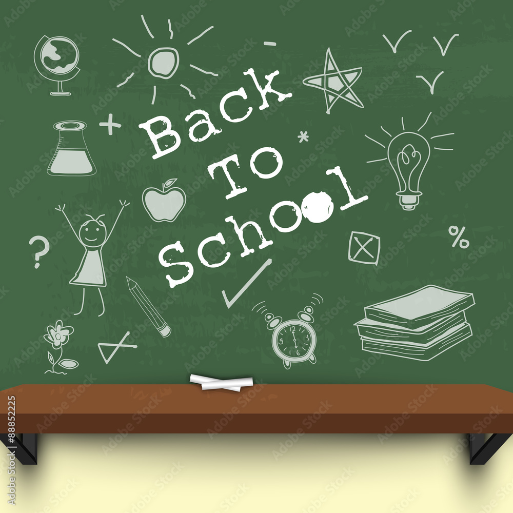 Creative illustration for Back to School. Creative illustration for Back to School.