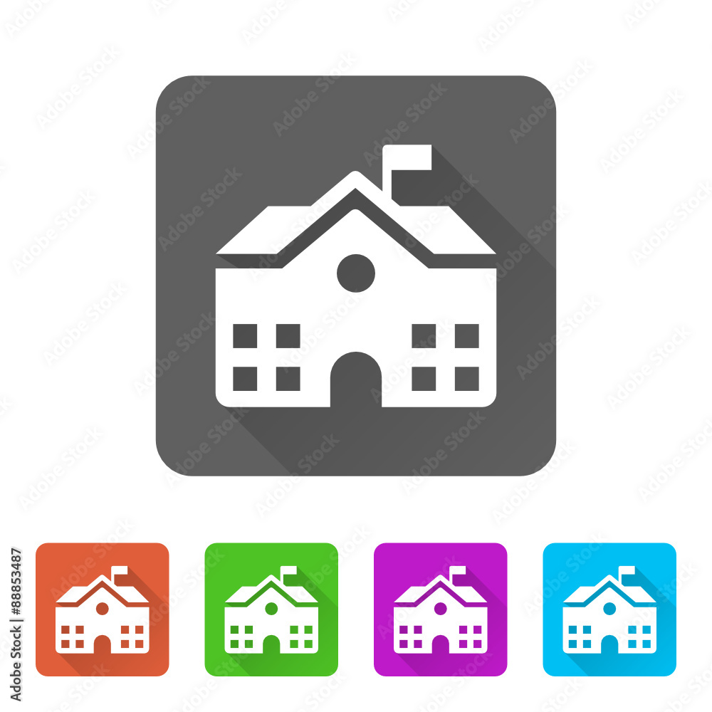 App Icon Long Shadow - 5 Colors App Icon Long Shadow - 5 Colors