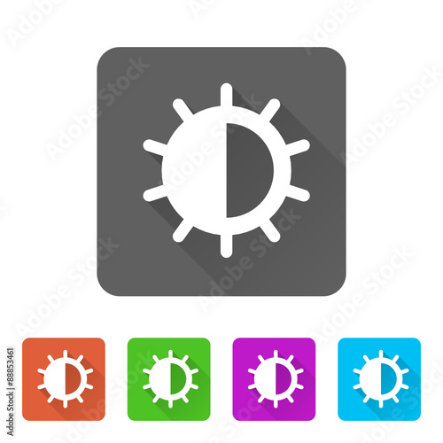App Icon Long Shadow - 5 Colors