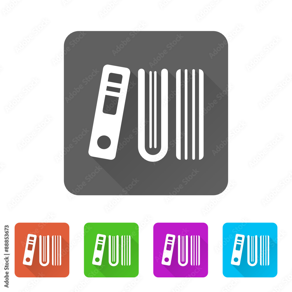 App Icon Long Shadow - 5 Colors App Icon Long Shadow - 5 Colors