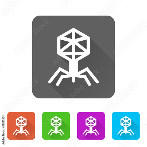 App Icon Long Shadow - 5 Colors