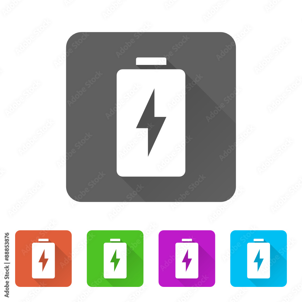 App Icon Long Shadow - 5 Colors App Icon Long Shadow - 5 Colors
