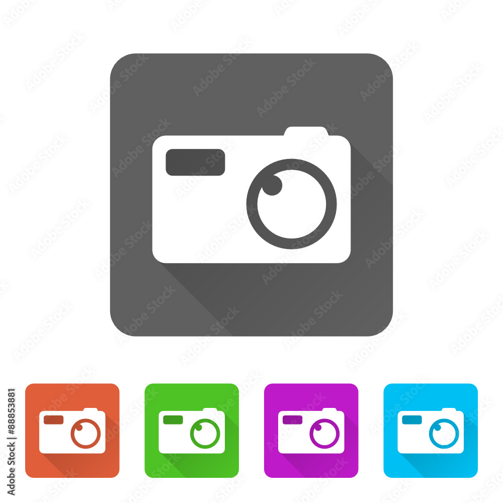 App Icon Long Shadow - 5 Colors App Icon Long Shadow - 5 Colors