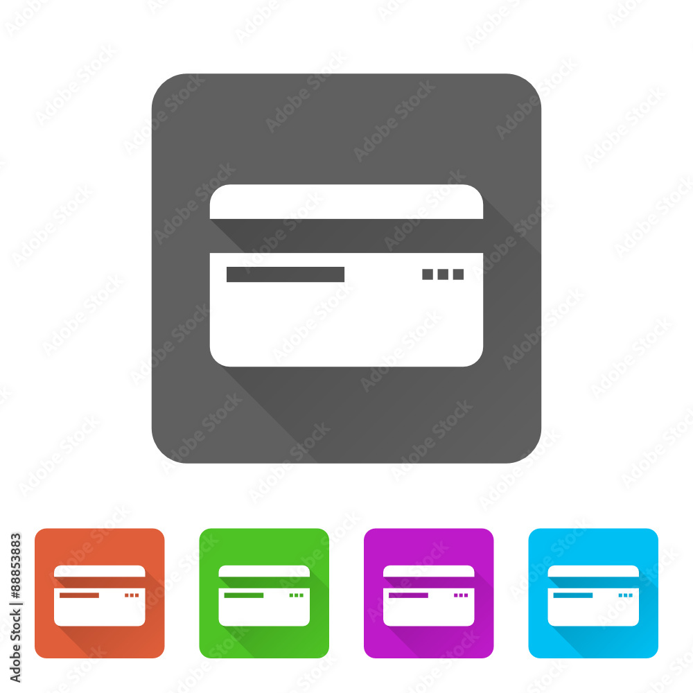 App Icon Long Shadow - 5 Colors App Icon Long Shadow - 5 Colors
