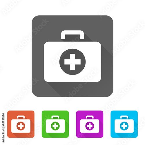 App Icon Long Shadow - 5 Colors